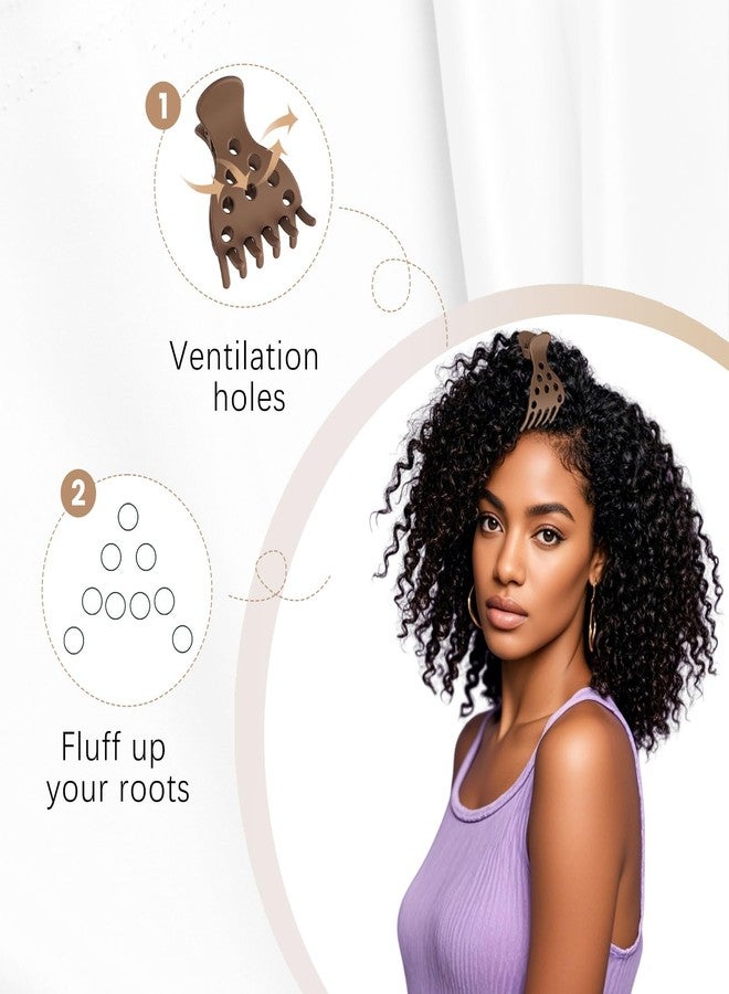 Foaryoer Hair Volume Clip,Root Lifting Hair Clips for Volume Curly Clip No Crease Hair Root Lifting Clips for Bouncy Curls - Image 3
